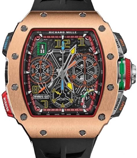 richard mille rm 65-01 gold|rm 65 01 retail price.